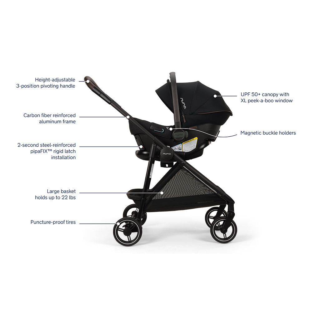 Nuna PIPA URBN Flex System with PIPA URBN Car Seat