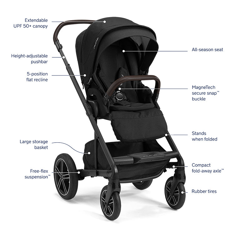 Nuna® MIXX™ Next Stroller + PIPA™ URBN Car Seat Travel System