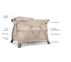 Nuna SENA Aire Play Yard with Bassinet + Changer