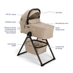 Nuna® DEMI™ Next Stroller + Bassinet + Bassinet Stand + Rider Board