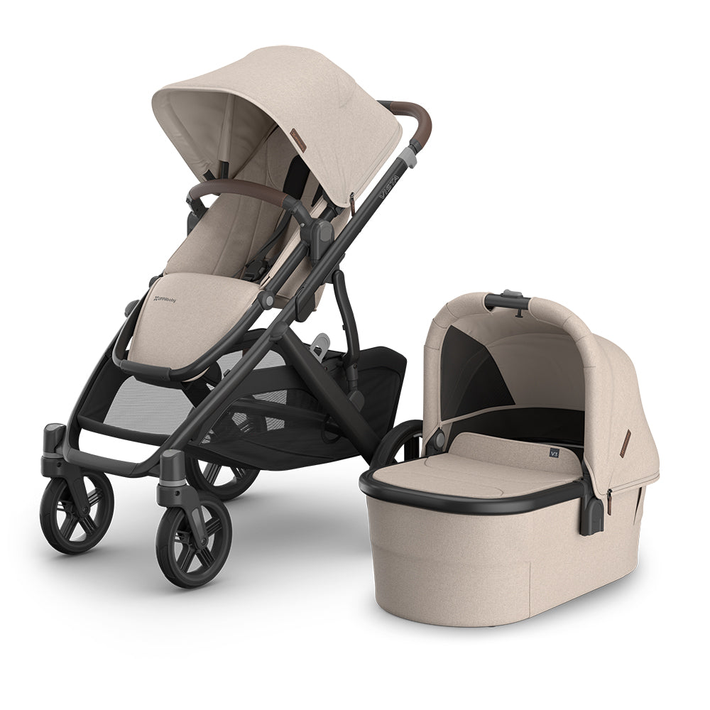 UPPAbaby Vista V3 Stroller + Bassinet + Mesa/Aria Travel System