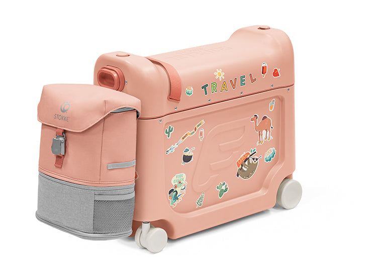 stokke jetkids Travel Bundle BedBox + Crew BackPack / In White