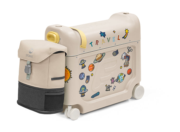 Stokke JetKids BedBox + Crew BackPack Travel Bundle