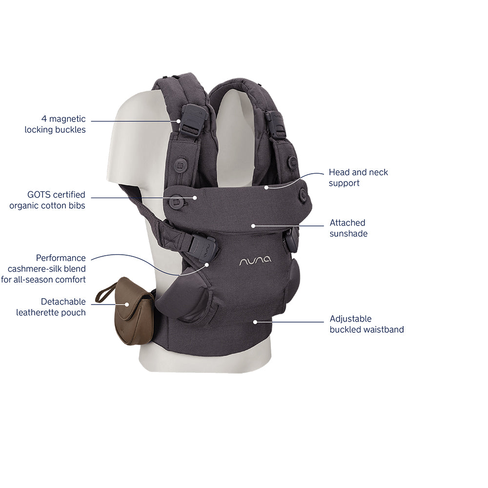 Nuna CUDL Luxe Clik 4-In-1 Baby Carrier