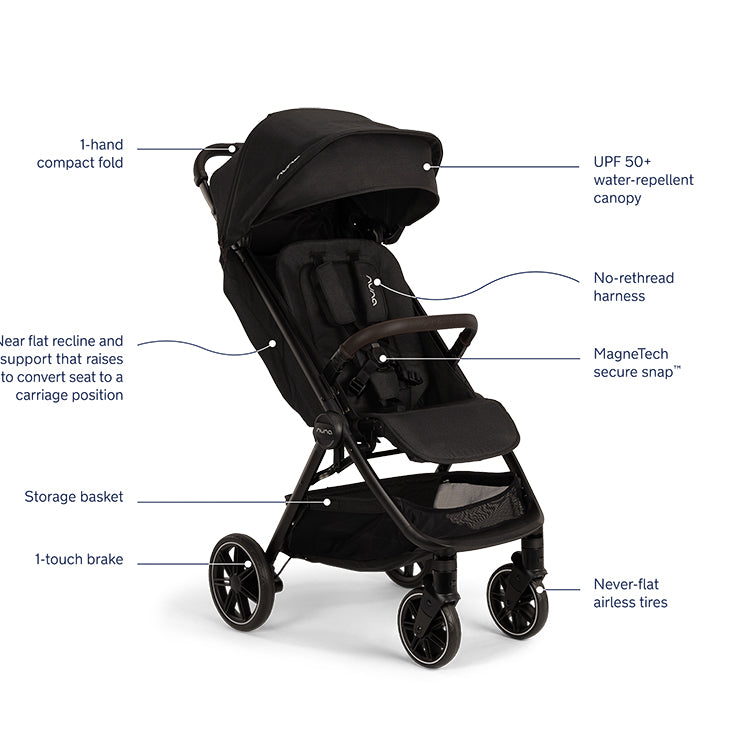 Nuna TRVL LX Stroller + PIPA URBN Car Seat Travel System