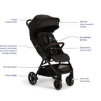 Nuna TRVL LX Stroller + PIPA URBN Car Seat Travel System