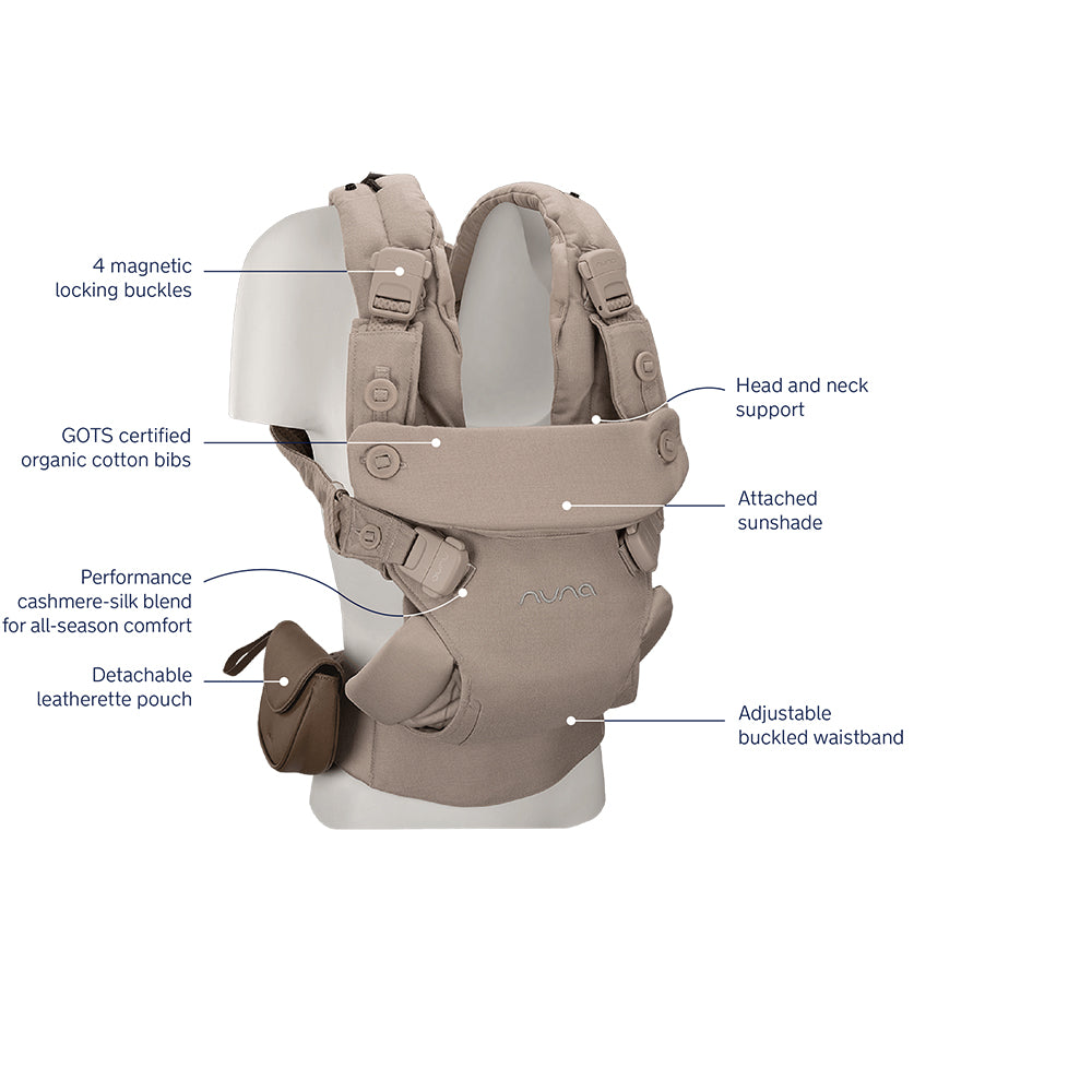 Nuna CUDL Luxe Clik 4-In-1 Baby Carrier