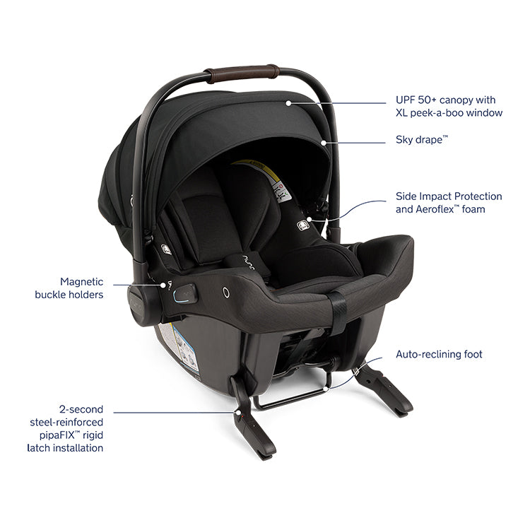 Nuna TRVL LX Stroller + PIPA URBN Car Seat Travel System