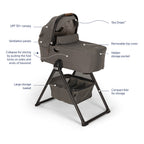 Nuna® DEMI™ Next Stroller + Bassinet + Bassinet Stand + Rider Board