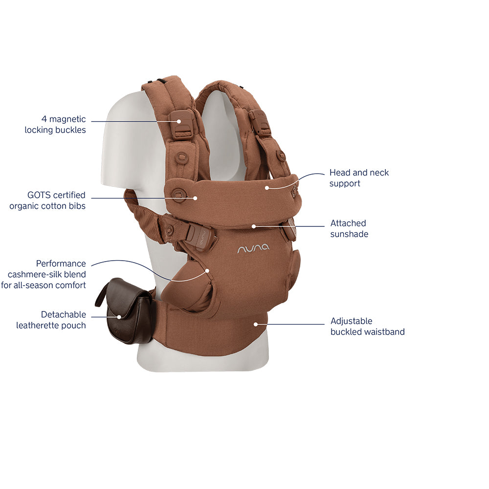 Nuna CUDL Luxe Clik 4-In-1 Baby Carrier