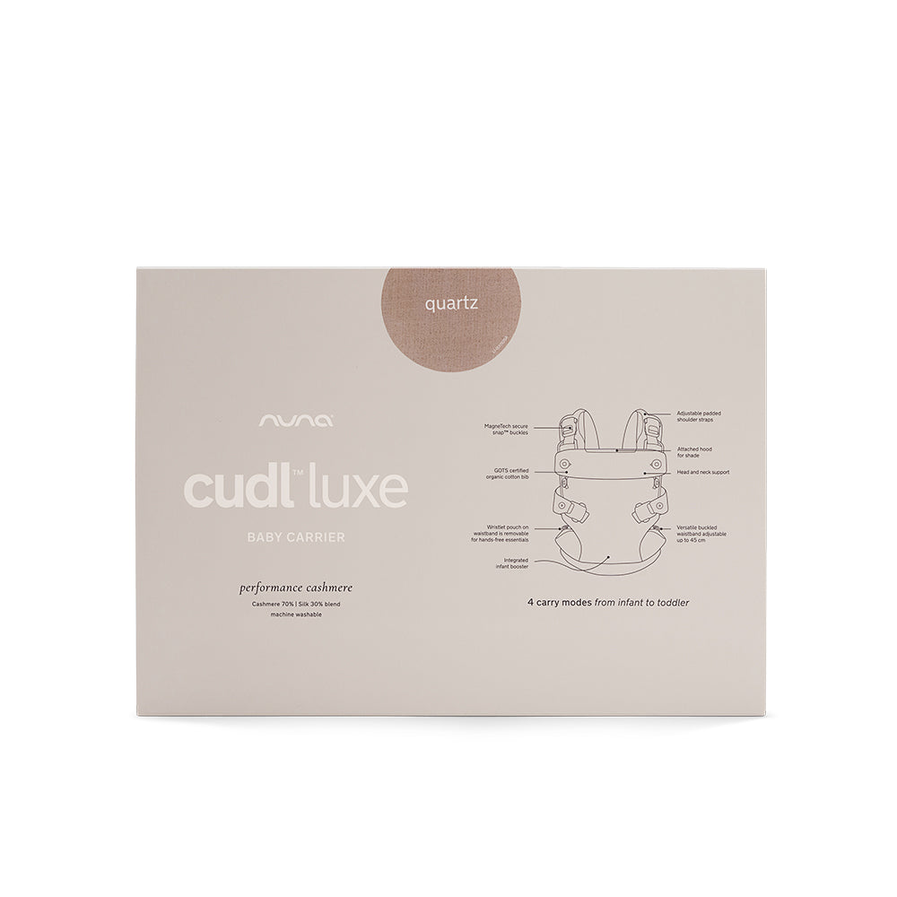 Nuna CUDL Luxe Clik 4-In-1 Baby Carrier