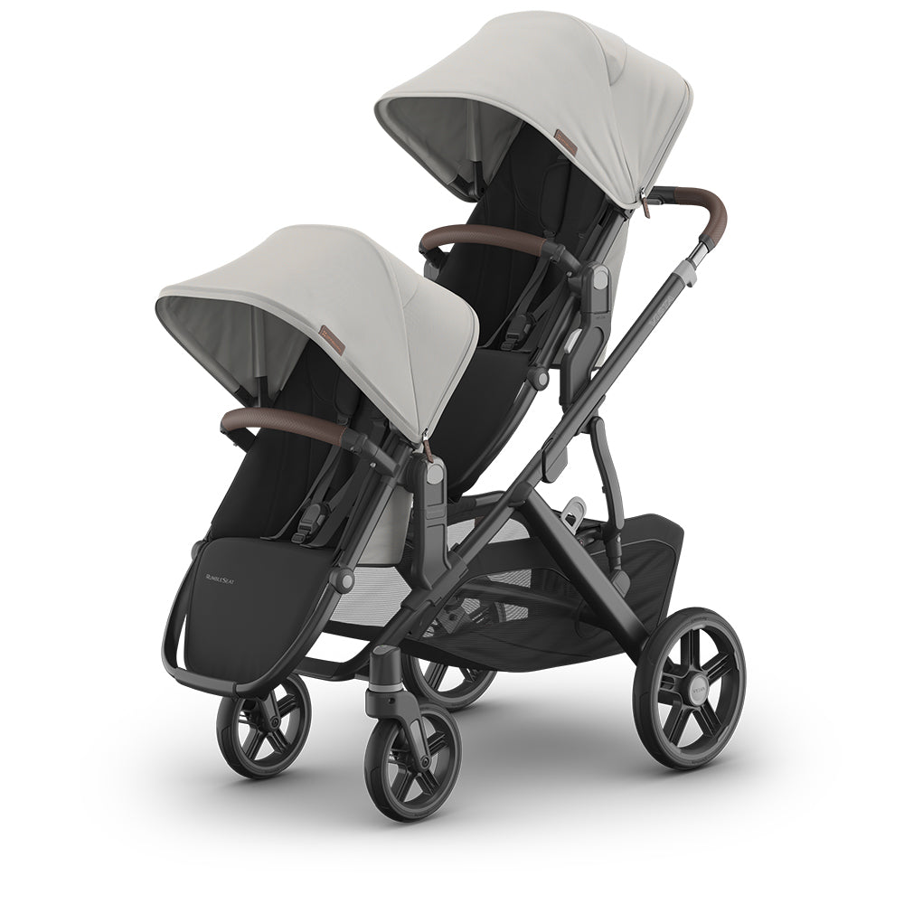 UPPAbaby Vista V3 Double Stroller for TWINS + 2 Bassinets + 2 Mesa/Aria Car Seats