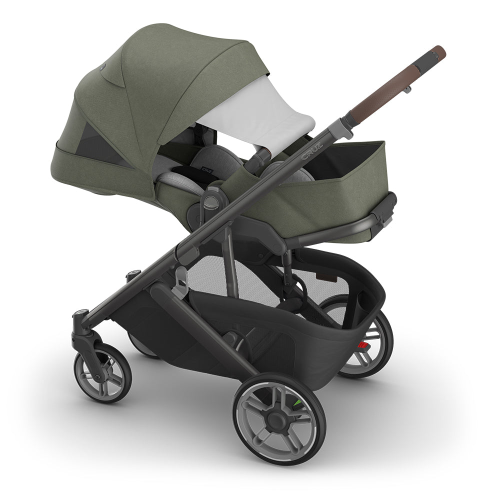 UPPAbaby Cruz V3 Stroller + Bassinet + Mesa/Aria Travel System