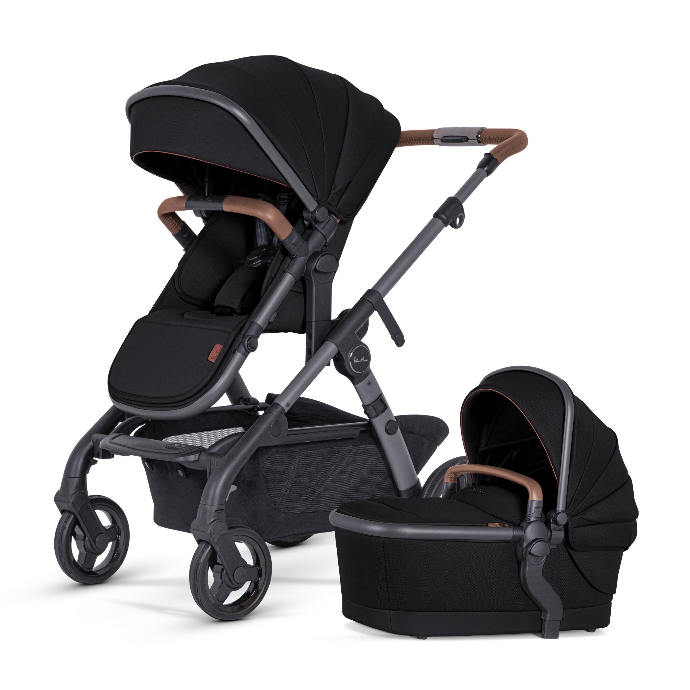 silver cross wave double stroller Silver Cross Wave 3 Single to Double Stroller Caramel