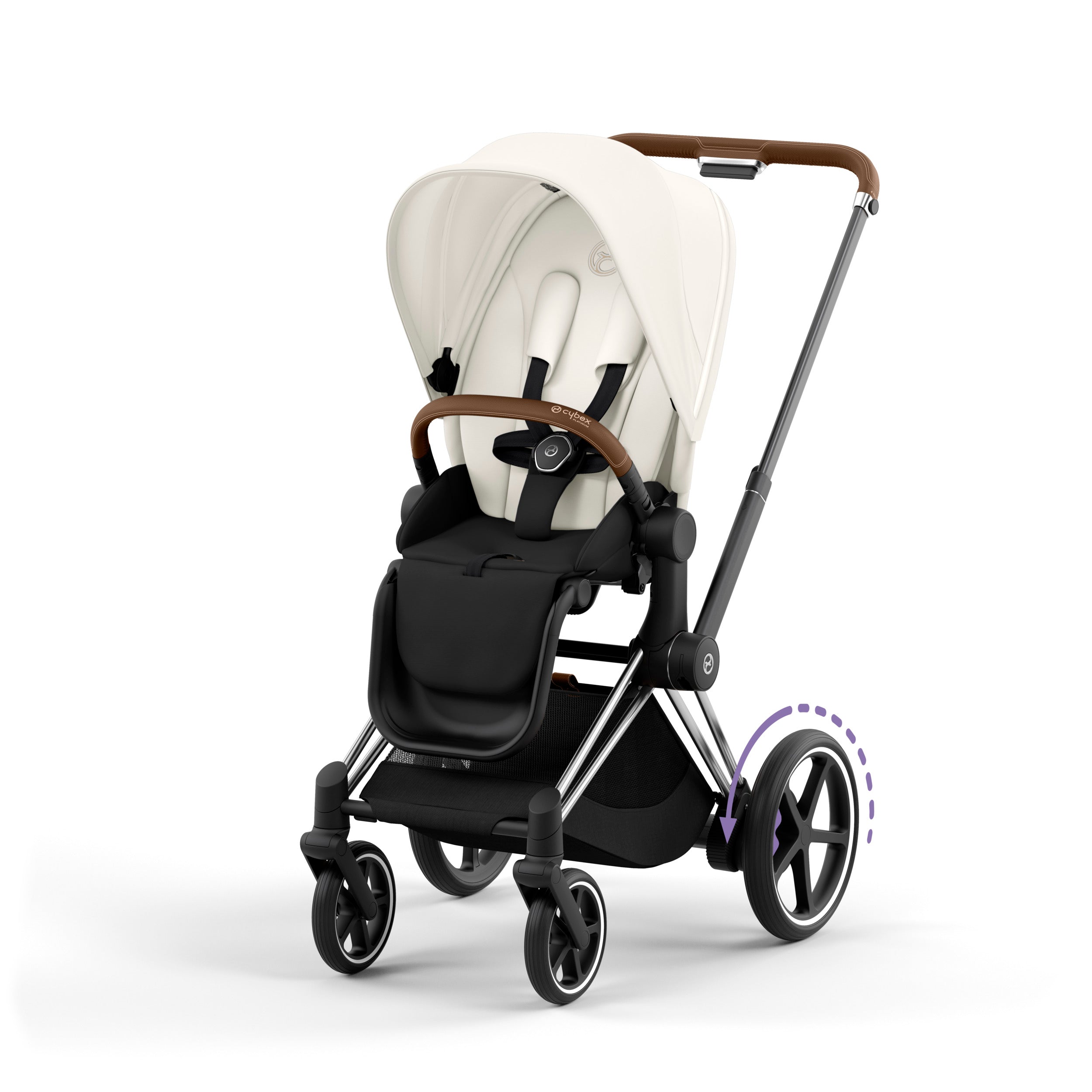 cybex priam electric Cybex ePriam 2 Complete Stroller Rose Gold/Brown Sepia Black