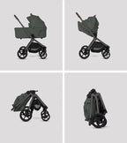 Silver Cross Breez Stroller + Bassinet + Nuna Pipa RX / Pipa Aire RX Travel System