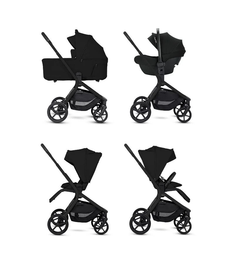 Silver Cross Breez Stroller + Bassinet + Nuna Pipa RX / Pipa Aire RX Travel System