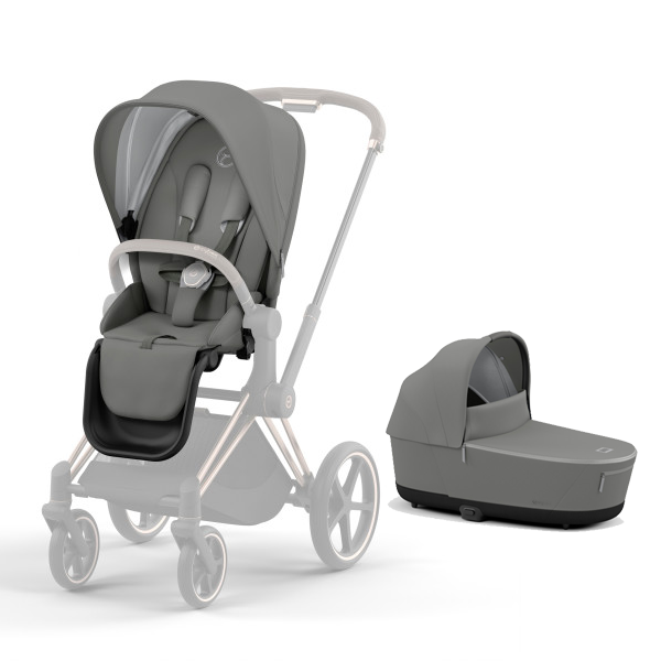 Cybex Priam 4 Stroller + Lux Carry Cot