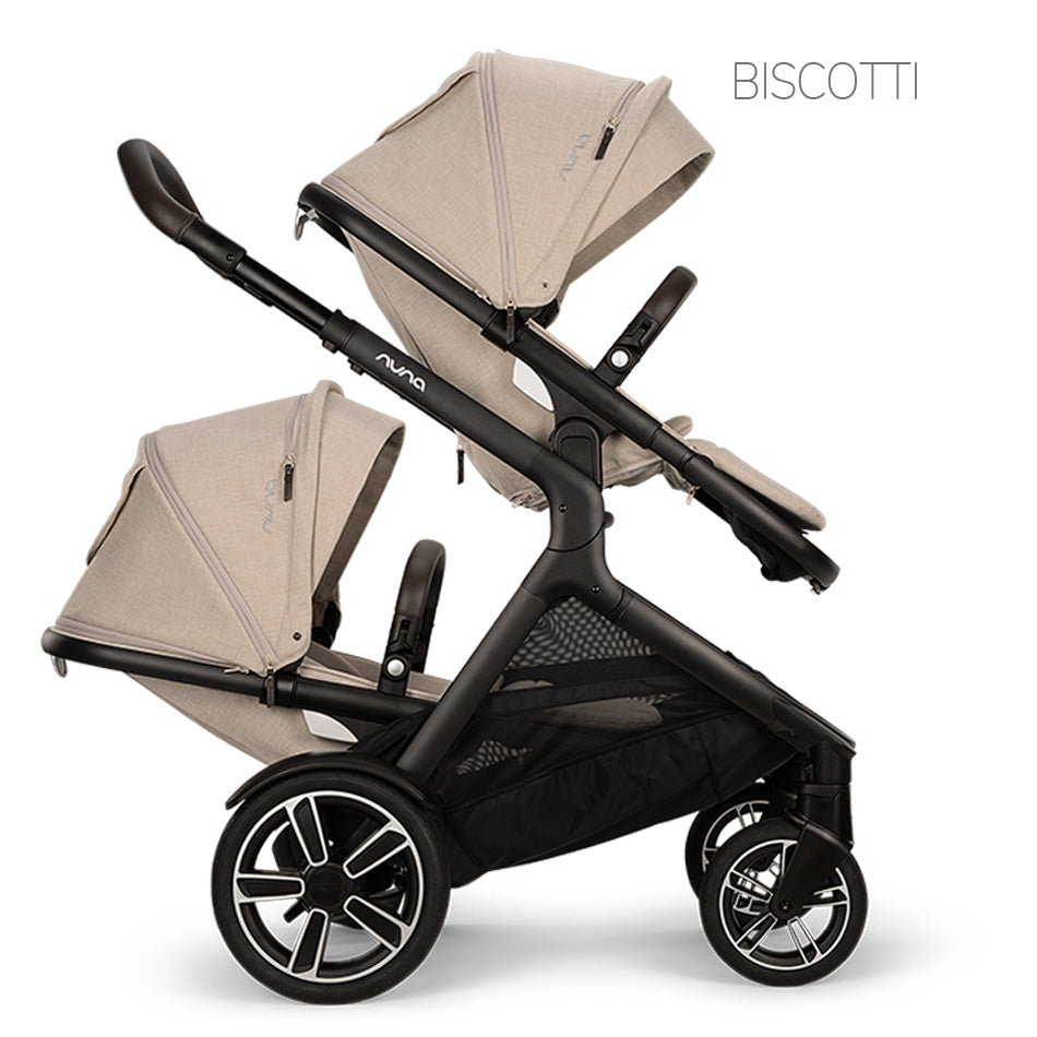 nuna 2 in 1 stroller Nuna DEMI Next + Rider Board Stroller Caviar