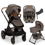 Nuna® DEMI™ Next + Bassinet + PIPA Aire / PIPA RX / PIPA Aire RX + Rider Board Travel System