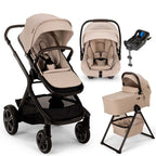 Nuna® DEMI™ Next + Bassinet + PIPA Aire / PIPA RX / PIPA Aire RX + Rider Board Travel System