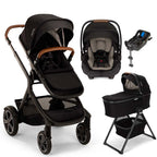 Nuna® DEMI™ Next + Bassinet + PIPA Aire / PIPA RX / PIPA Aire RX + Rider Board Travel System