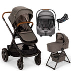 Nuna® DEMI™ Next + Bassinet + PIPA Aire / PIPA RX / PIPA Aire RX + Rider Board Travel System