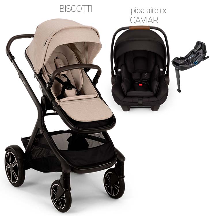 Nuna® DEMI™ Next + PIPA Aire / PIPA RX / PIPA Aire RX + Rider Board Travel System