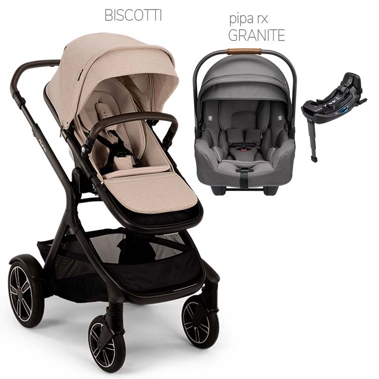 Nuna® DEMI™ Next + PIPA Aire / PIPA RX / PIPA Aire RX + Rider Board Travel System
