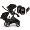 Nuna® DEMI™ Next Double Stroller for TWINS with 2 PIPA Aire / PIPA RX / PIPA Aire RX Car Seats