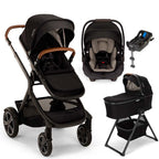 Nuna® DEMI™ Next + Bassinet + PIPA Aire / PIPA RX / PIPA Aire RX + Rider Board Travel System