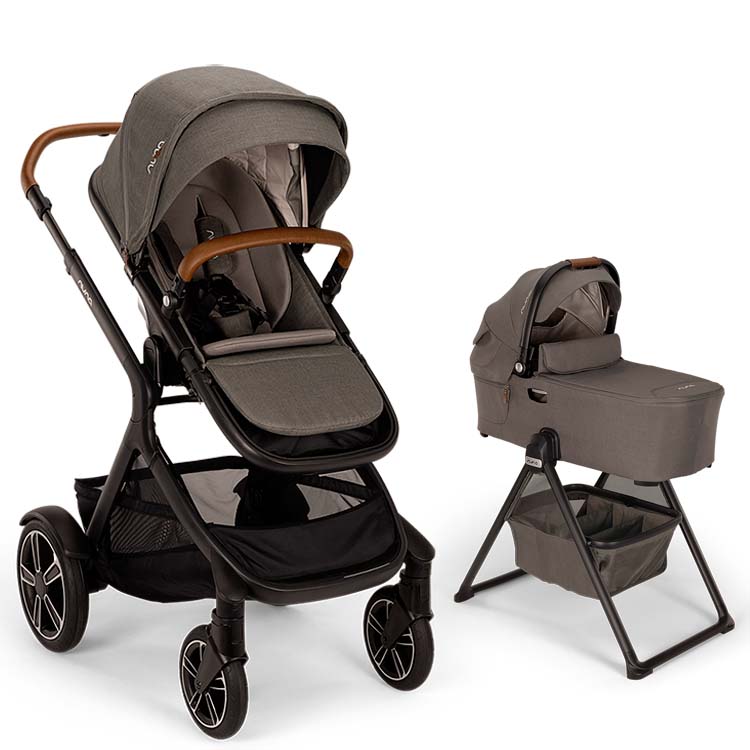 Nuna® DEMI™ Next Stroller + Bassinet + Bassinet Stand + Rider Board