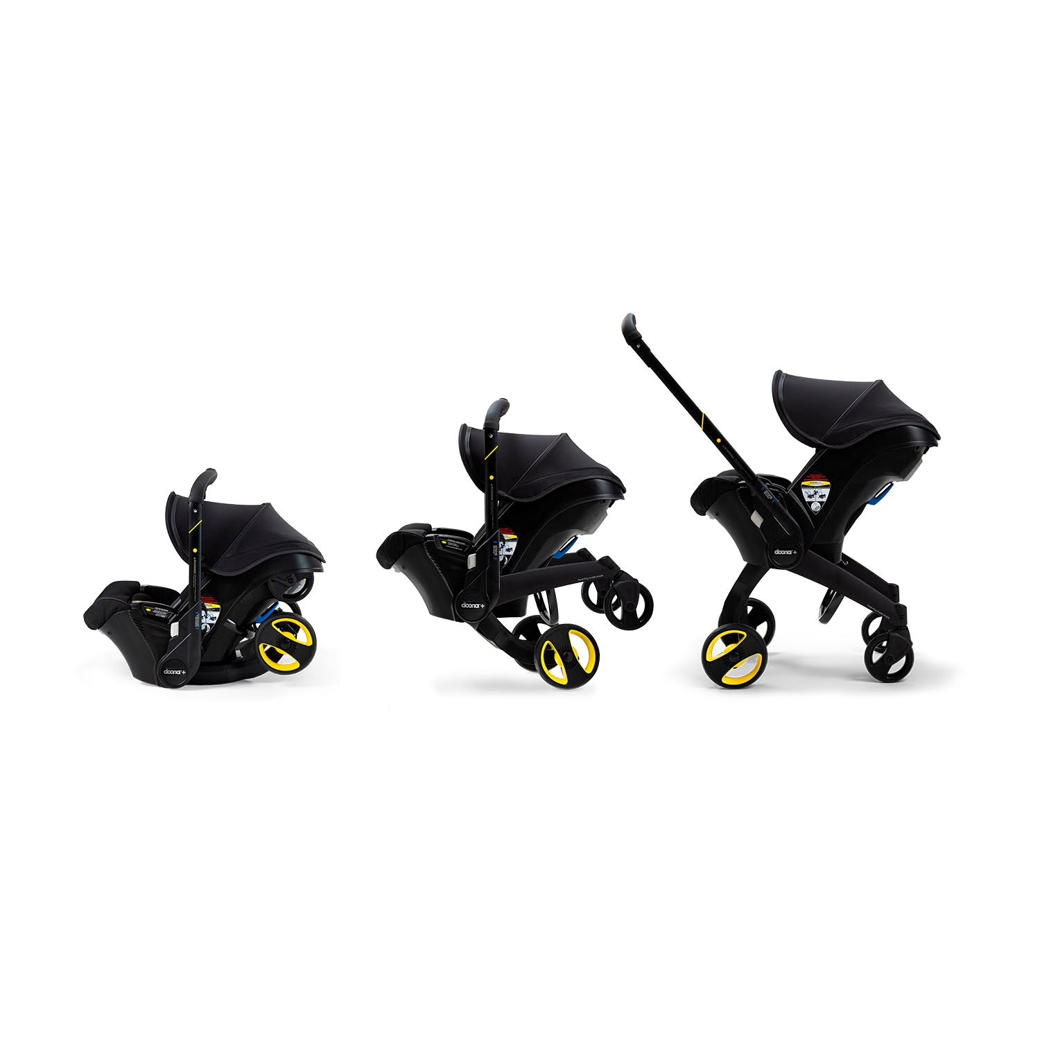 Doona Infant Car Seat/Stroller and Base (Midnight Edition)