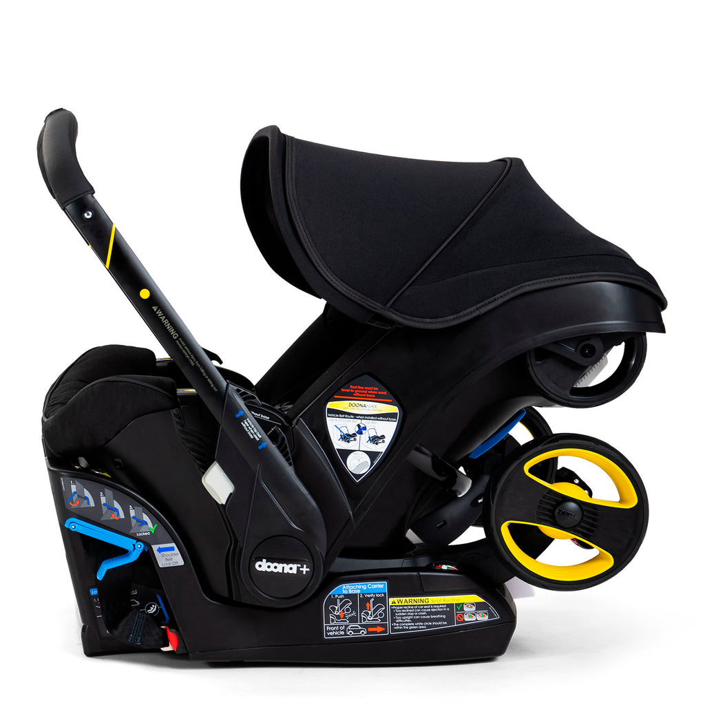 Doona Infant Car Seat/Stroller and Base (Midnight Edition)