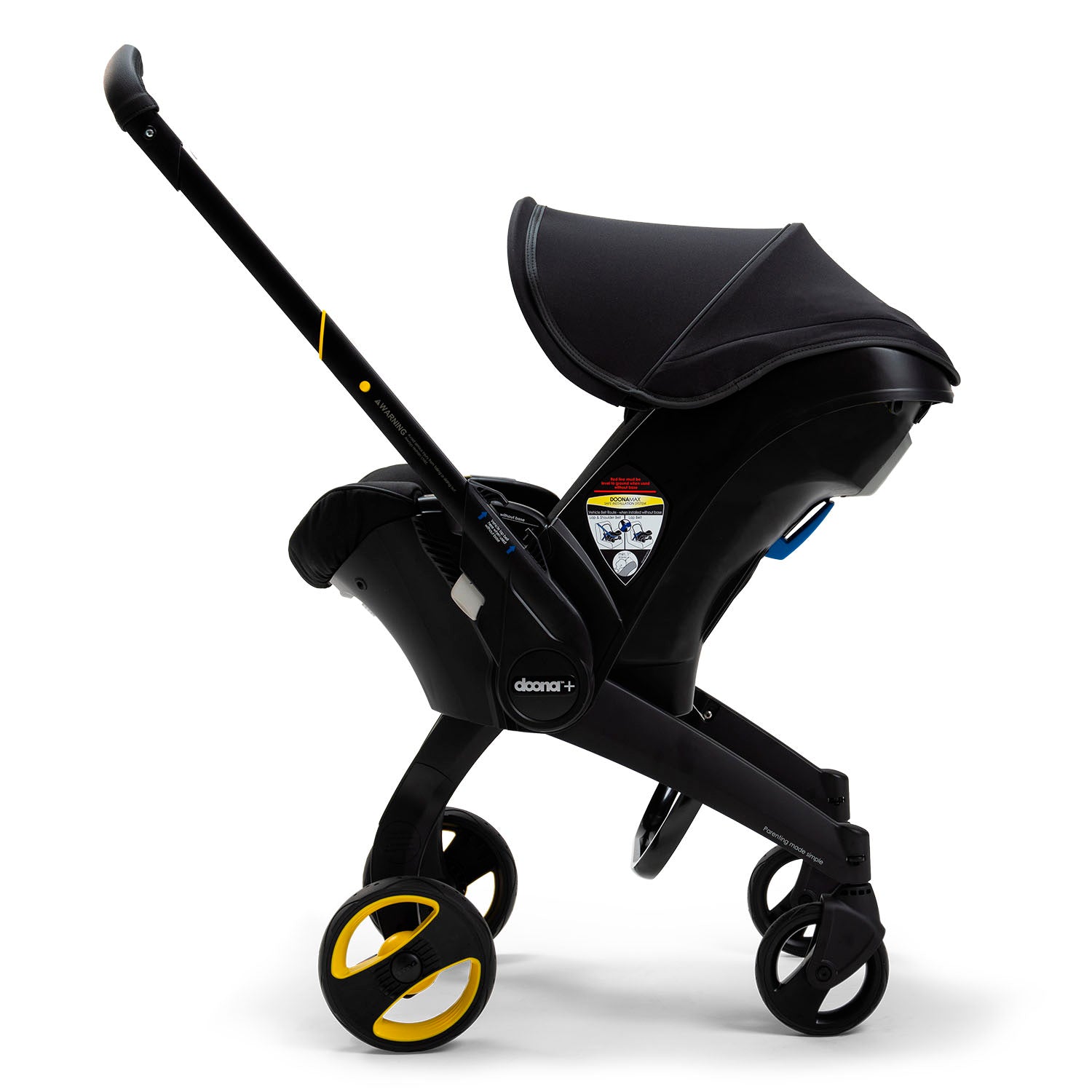 Doona Infant Car Seat/Stroller and Base (Midnight Edition)