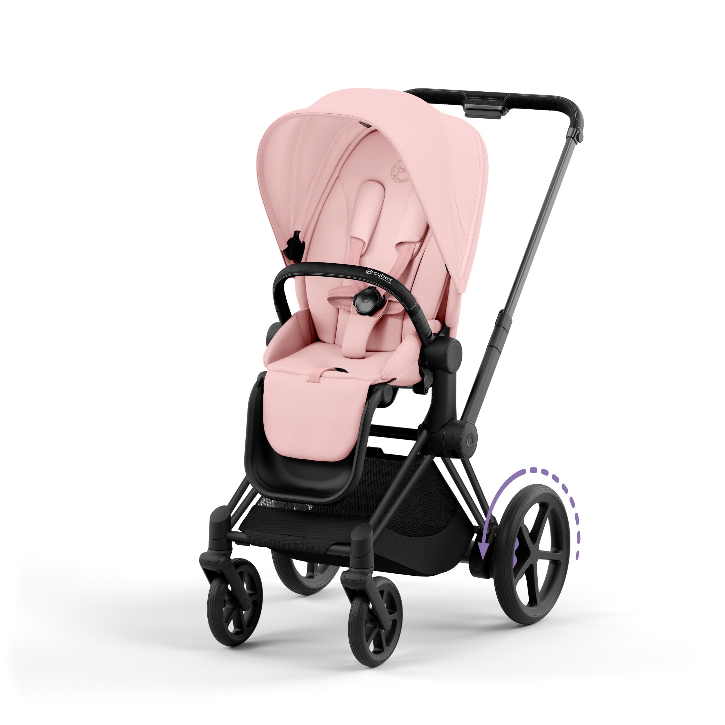 cybex priam electric Cybex ePriam 2 Complete Stroller Rose Gold/Brown Sepia Black