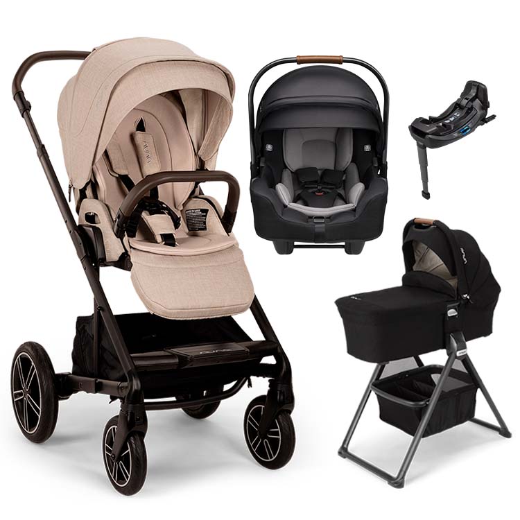 Nuna® MIXX™ Next + Bassinet + PIPA Aire / PIPA RX / PIPA Aire RX Travel System