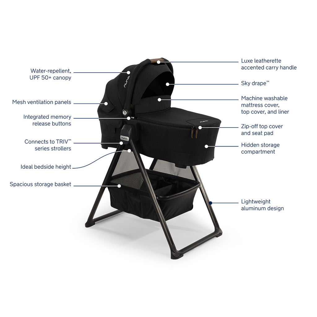 Nuna® TRIV Next™ + Bassinet + PIPA Aire / PIPA RX / PIPA Aire RX Travel System