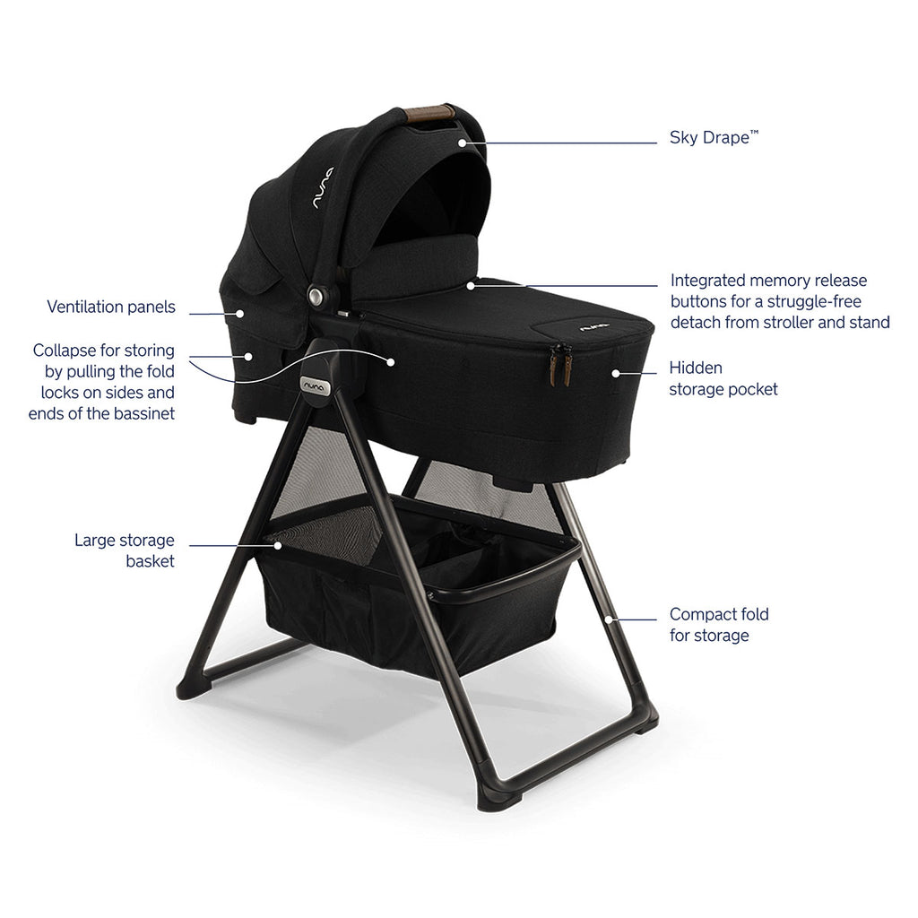 Nuna® TRIV Next™ + Bassinet + PIPA Aire / PIPA RX / PIPA Aire RX Travel System