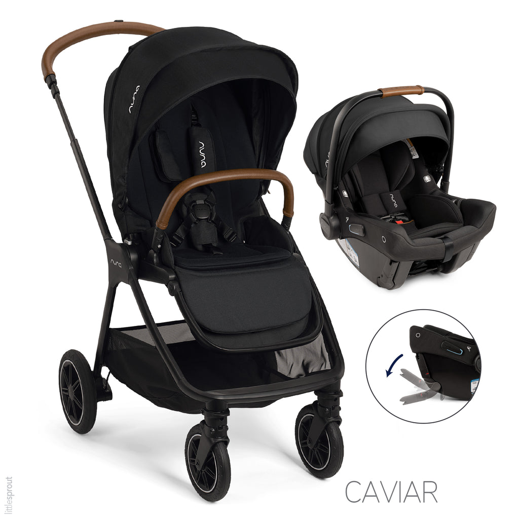 Nuna TRIV Next  Stroller + PIPA URBN Car Seat Travel System