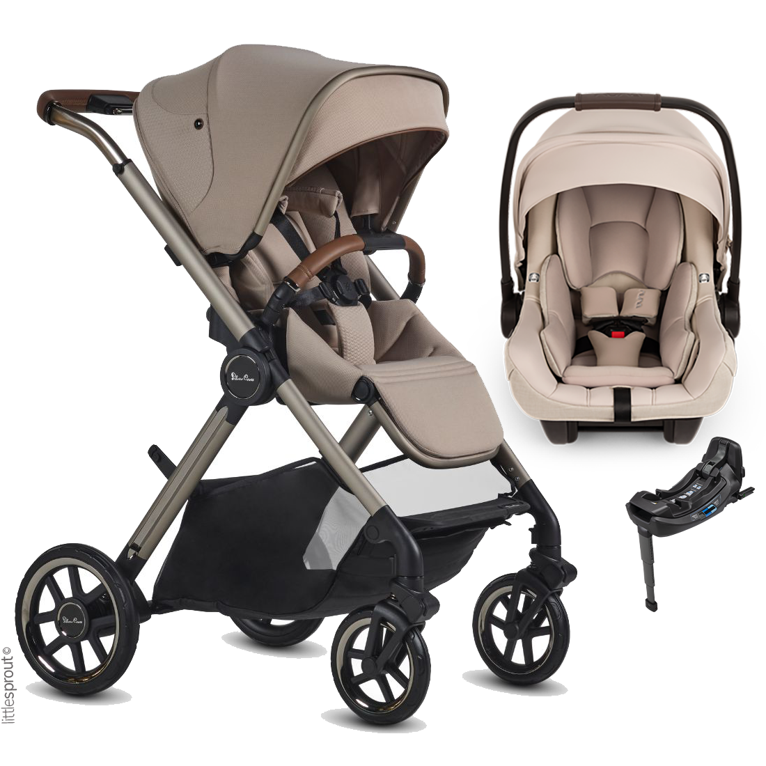 Silver Cross Reef 2 Stroller + Nuna Pipa RX / Pipa Aire RX Travel System