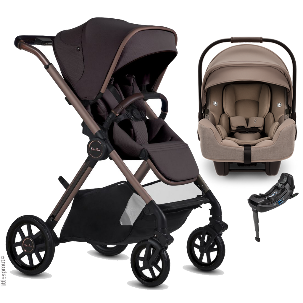 Silver Cross Reef 2 Stroller + Nuna Pipa RX / Pipa Aire RX Travel System