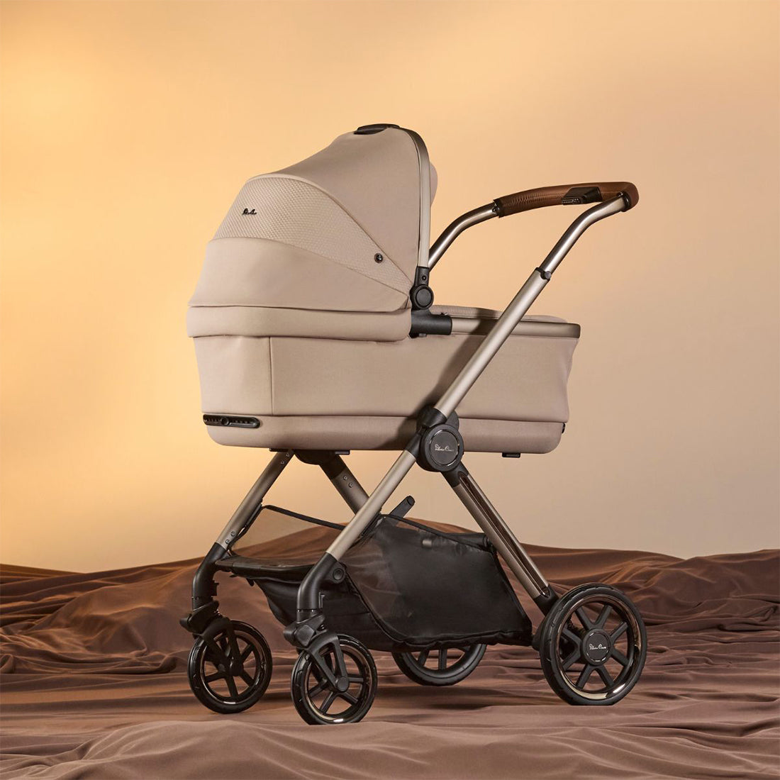 Silver Cross Reef 2 Stroller + Folding Bassinet