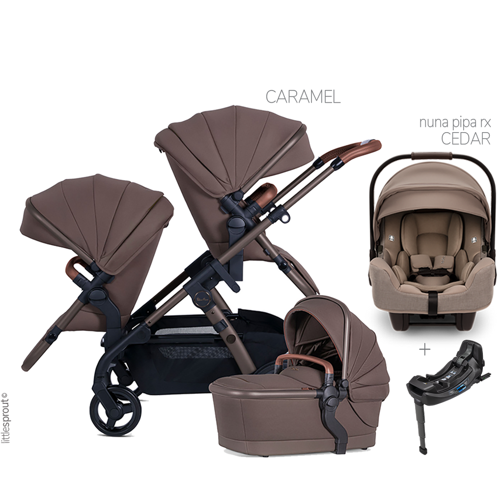 Silver Cross Wave 3 Stroller + Nuna Pipa RX / Pipa Aire RX Travel System