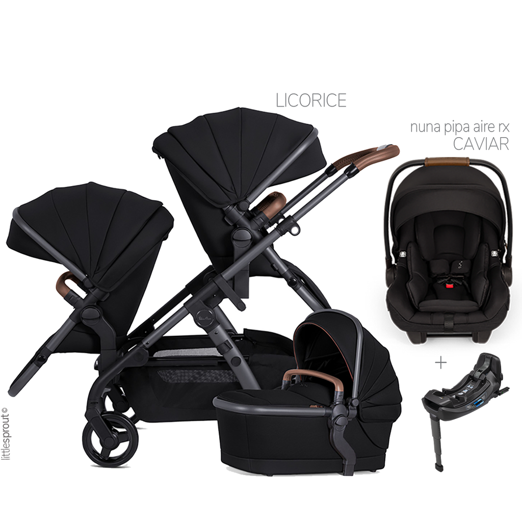 Silver Cross Wave 3 Stroller + Nuna Pipa RX / Pipa Aire RX Travel System