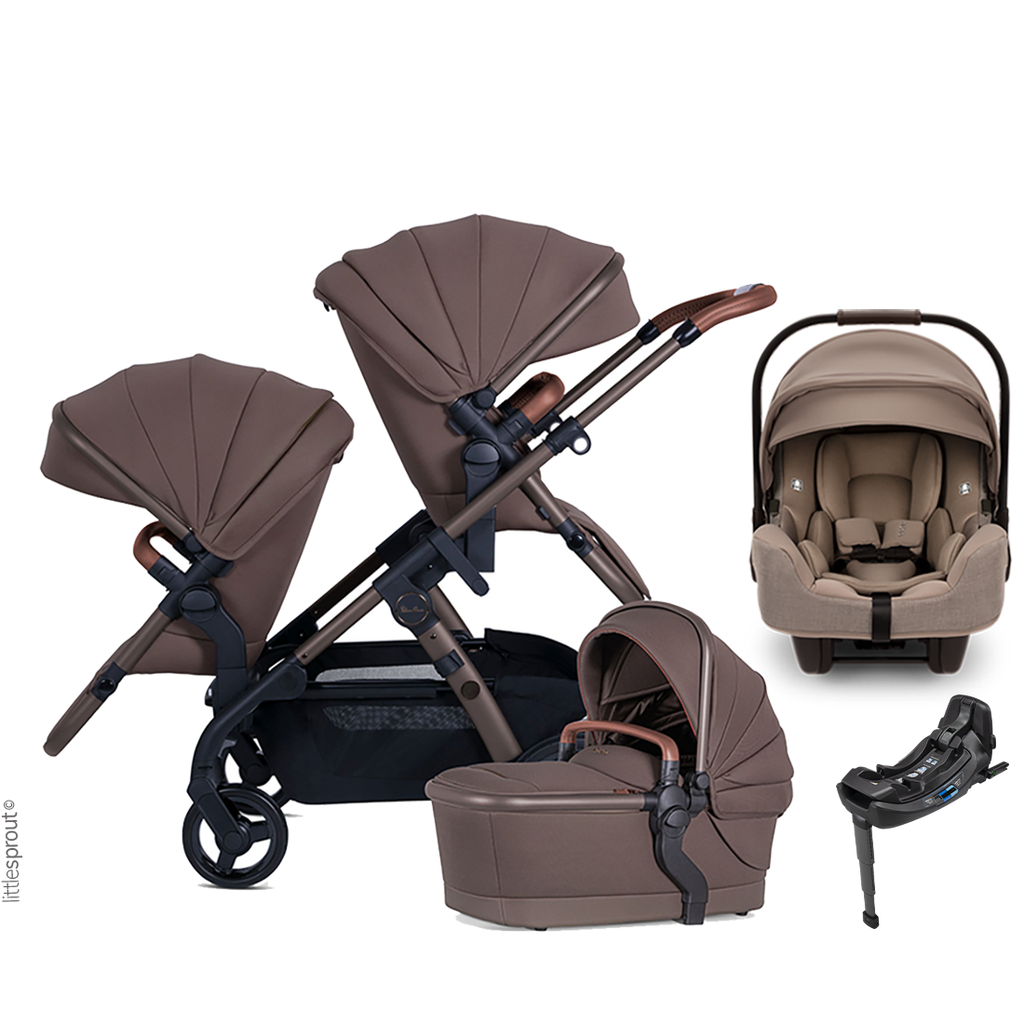 Silver Cross Wave 3 Stroller + Nuna Pipa RX / Pipa Aire RX Travel System