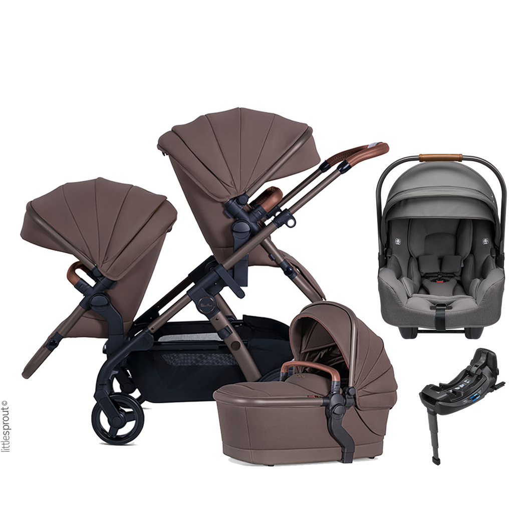 Silver Cross Wave 3 Stroller + Nuna Pipa RX / Pipa Aire RX Travel System
