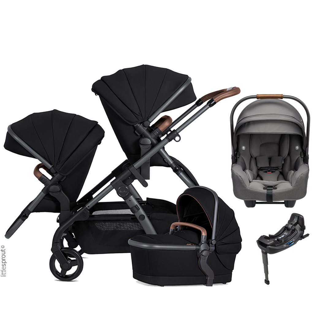 Silver Cross Wave 3 Stroller + Nuna Pipa RX / Pipa Aire RX Travel System
