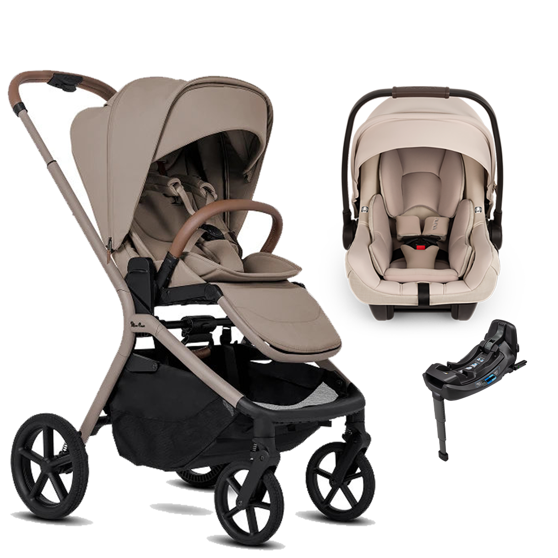 Silver Cross Breez Stroller + Nuna Pipa RX / Pipa Aire RX Travel System