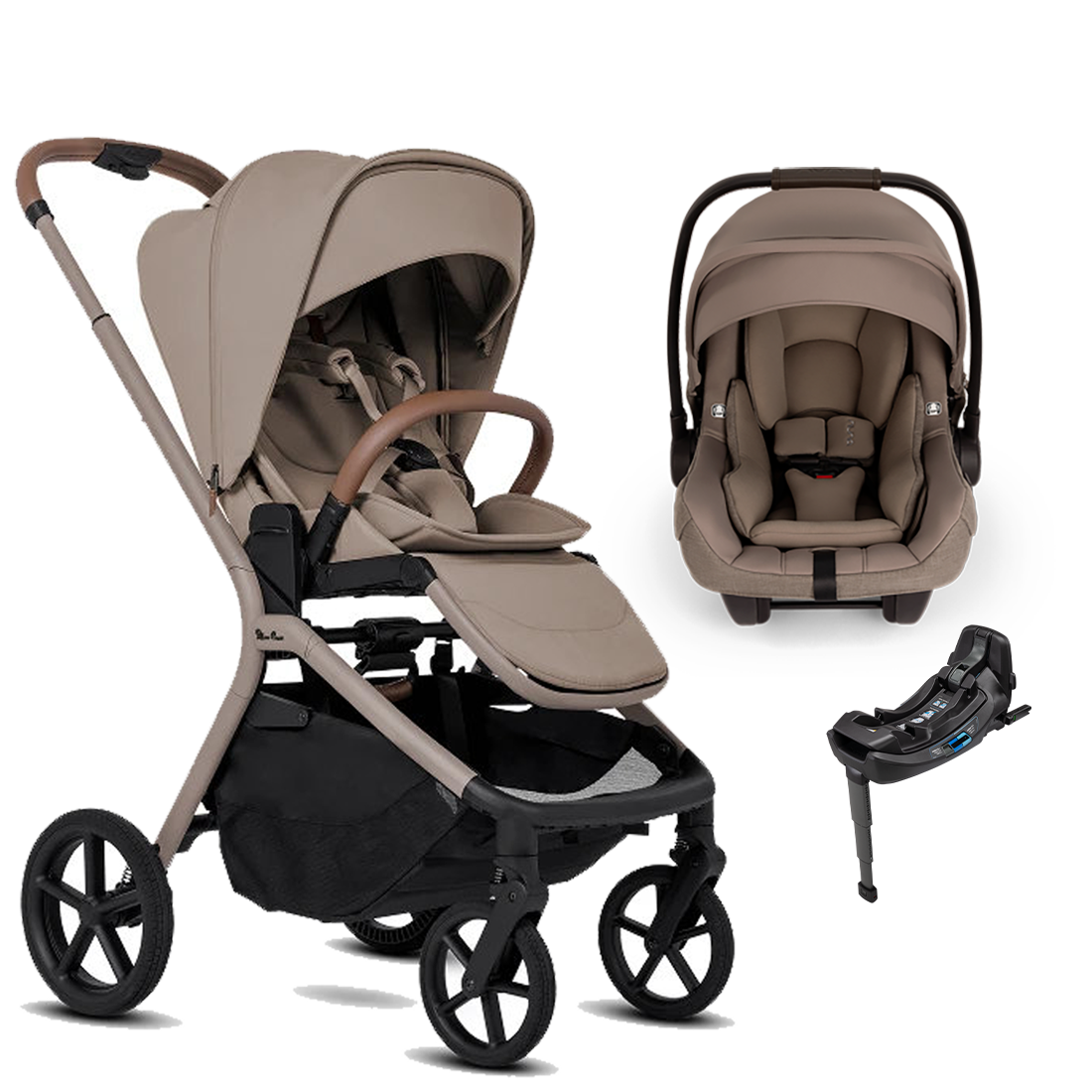 Silver Cross Breez Stroller + Nuna Pipa RX / Pipa Aire RX Travel System